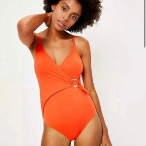 NWOT Loft Beach Wrap One Piece Swimsuit 🩱